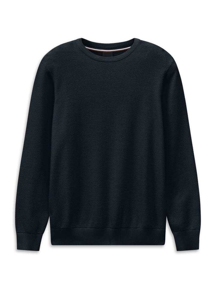 

Bugatti Свитер с круглым вырезом, цвет 390-синий