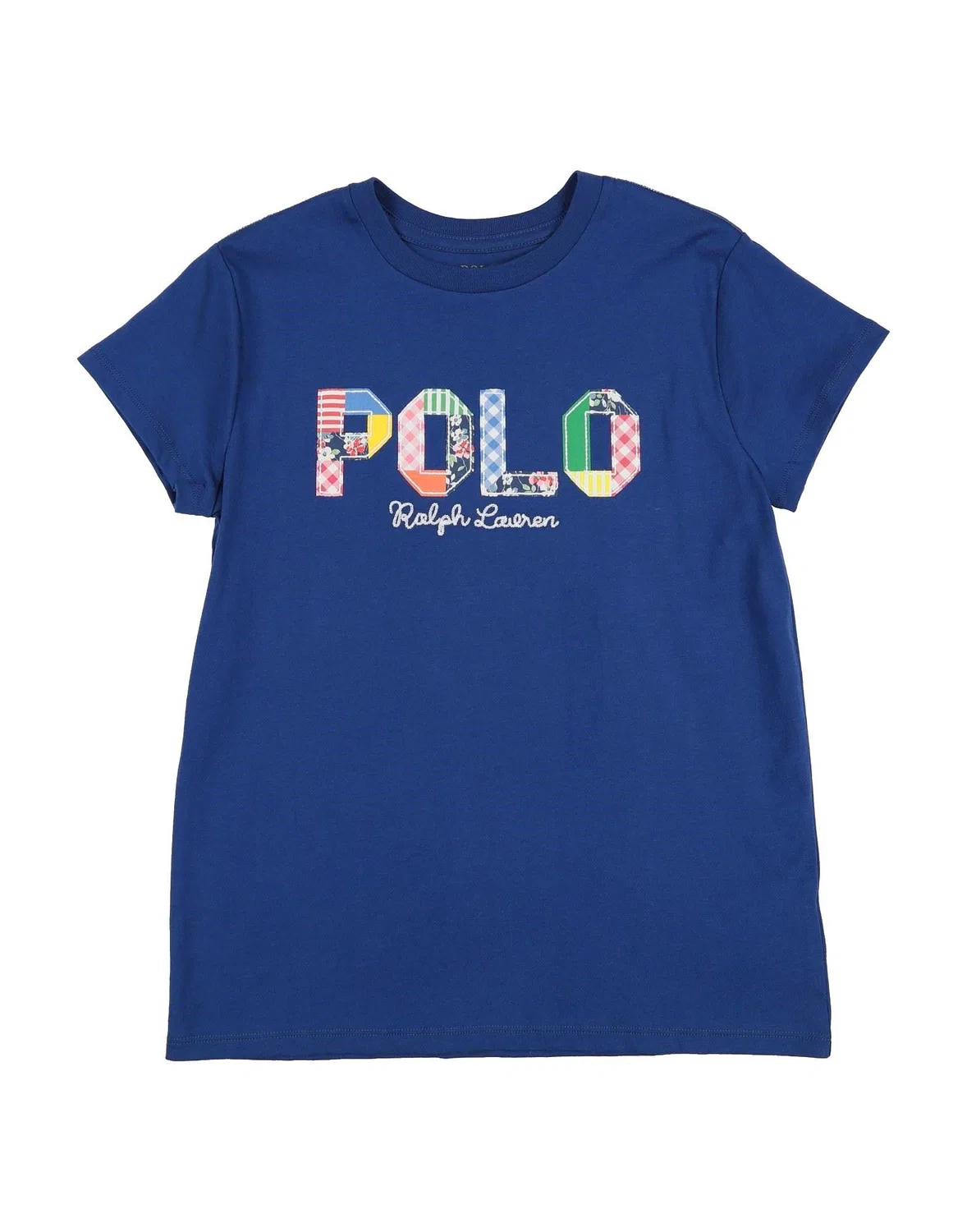 Детская футболка для девочек с логотипом Polo Ralph Lauren, синий