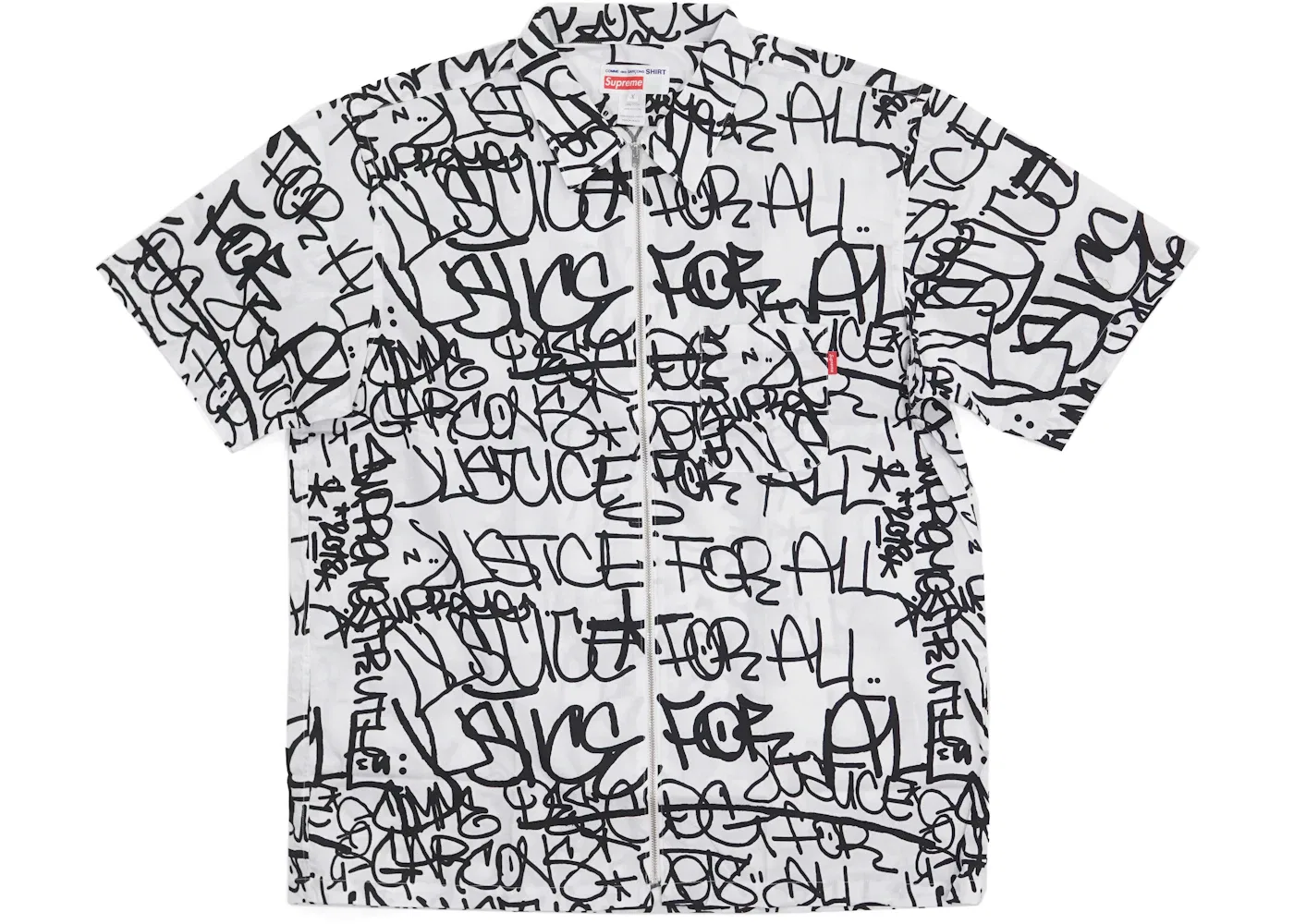 Мужская футболка с принтом Comme des Garcons SHIRT Supreme, White