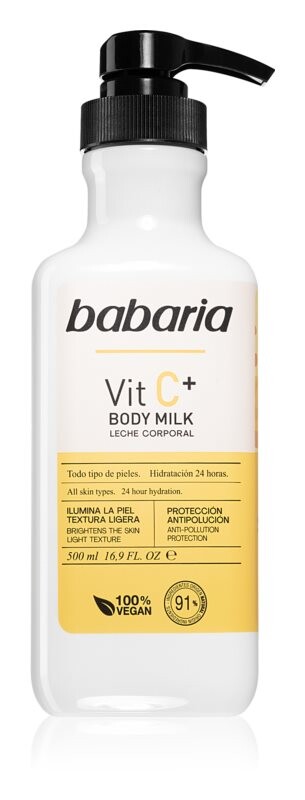 

Увлажняющее молочко для тела для всех типов кожи Babaria Vitamin C