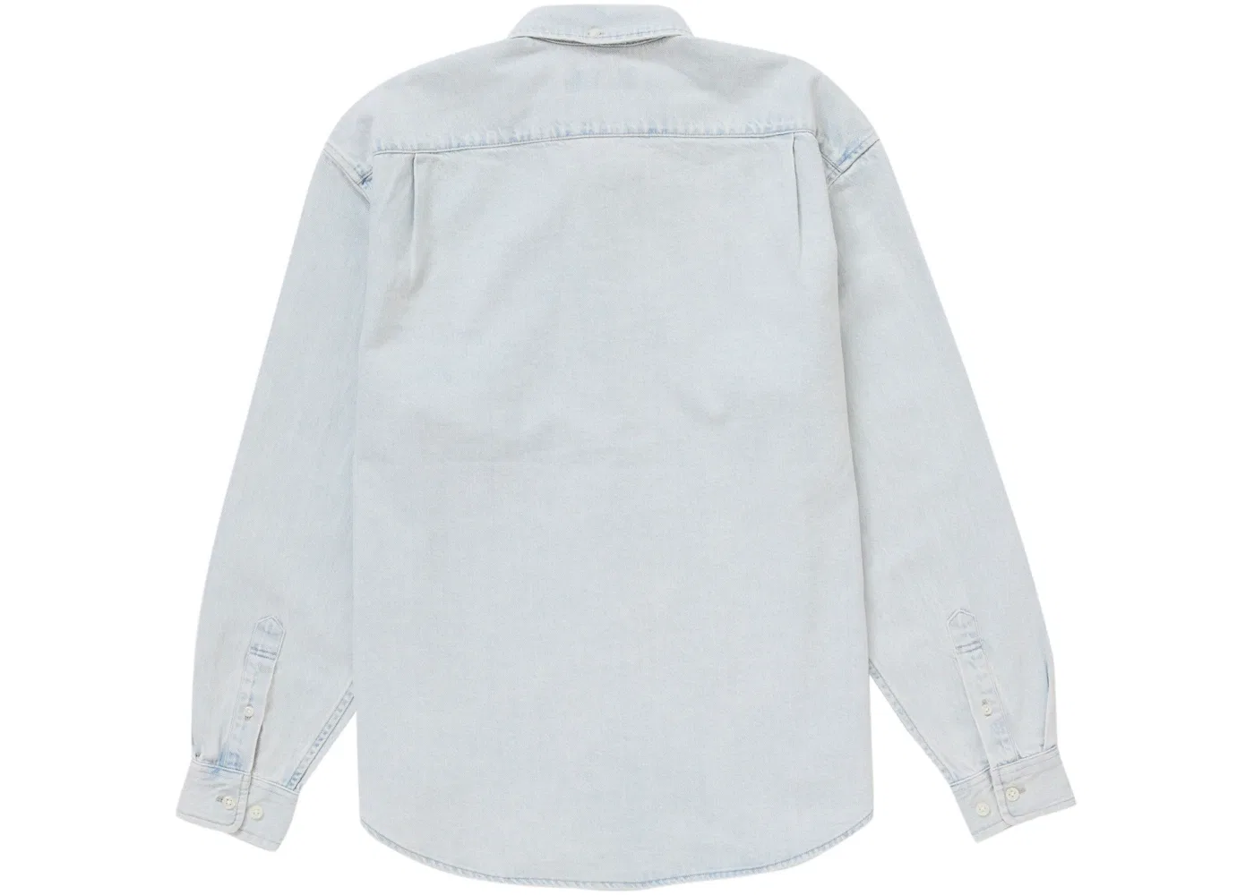 Мужская рубашка с принтом Shirt Supreme, Washed Denim — фото 2