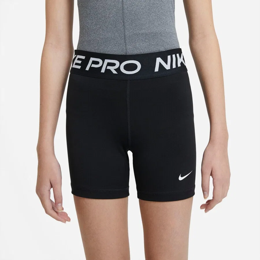 Узкие спортивные брюки NIKE 'Nike Pro' черного цвета — фото 4