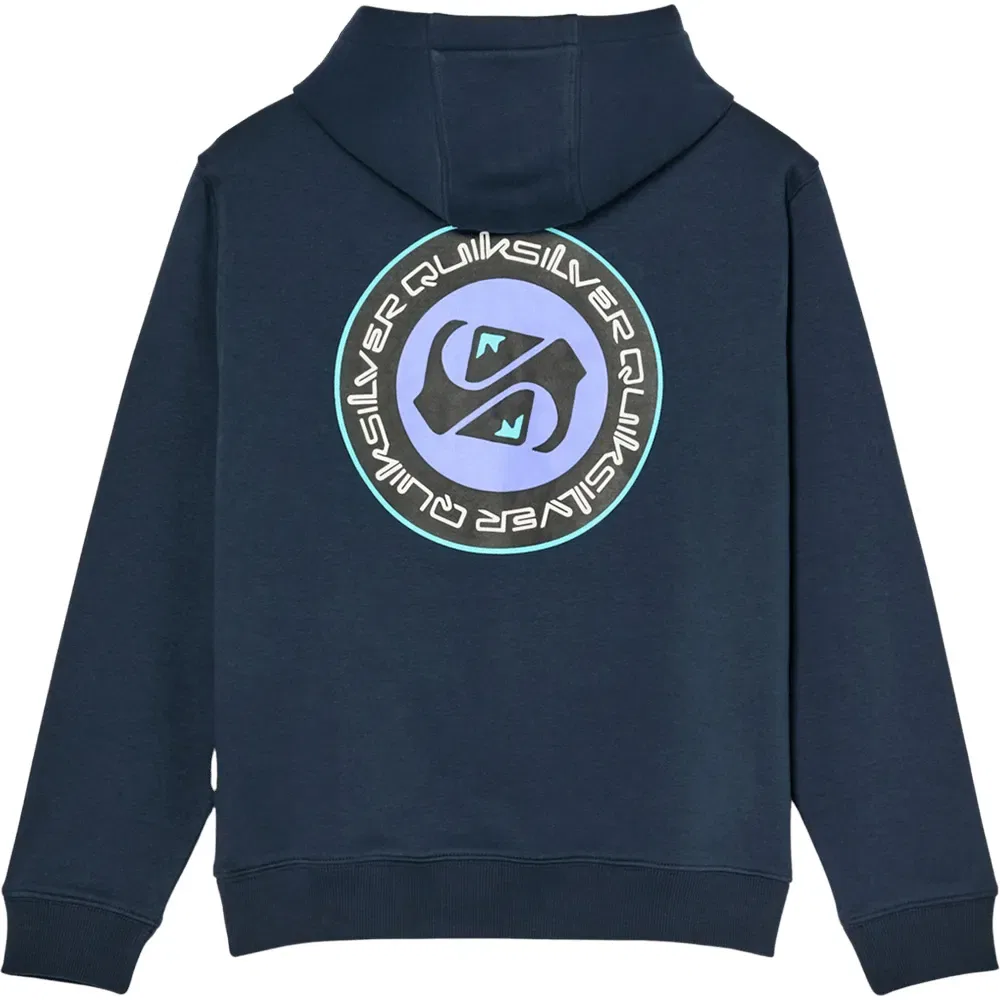 Детское худи для мальчиков с принтом Graphic Hoodie Quiksilver, Blue — фото 2