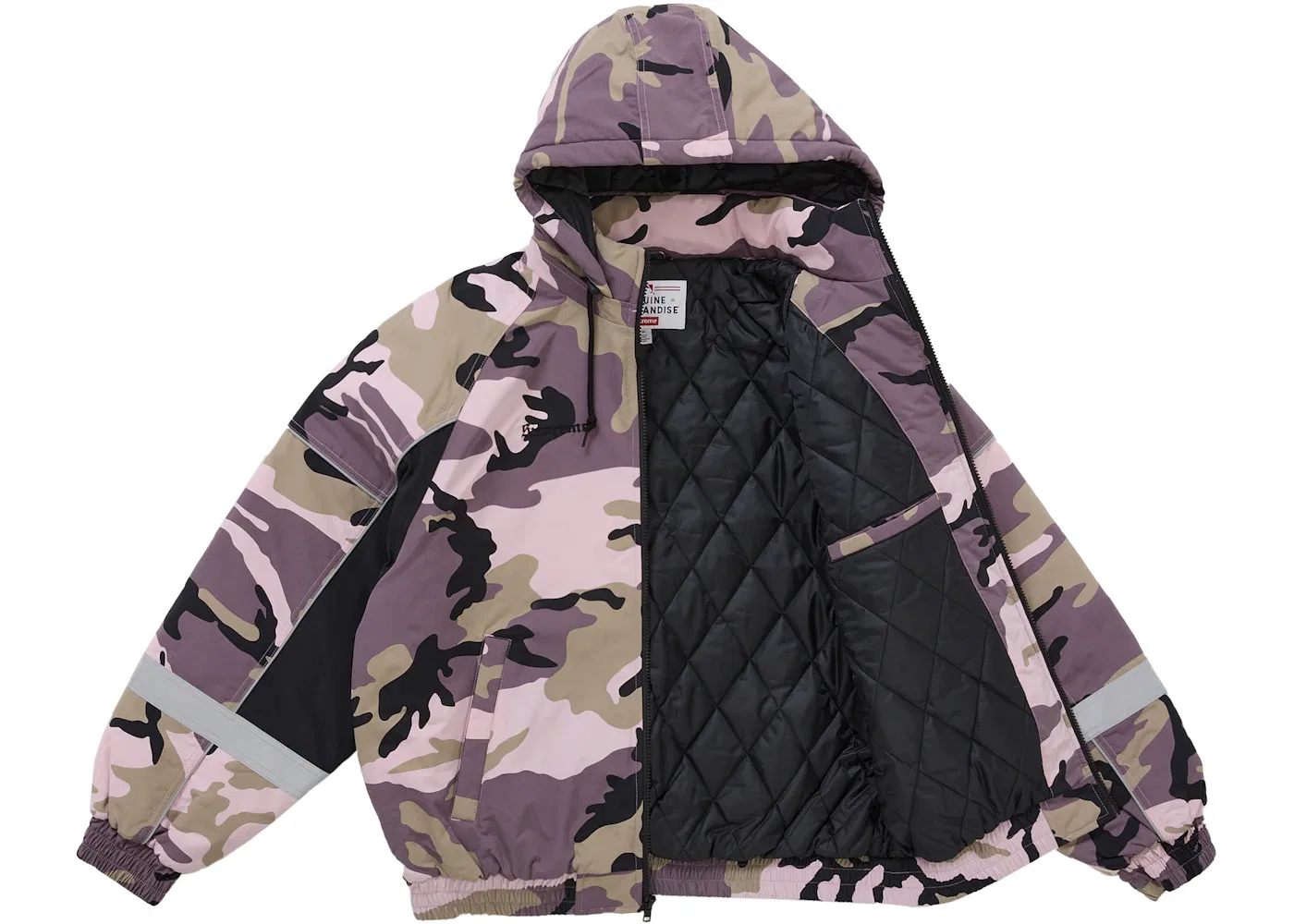 Мужская куртка с принтом Supreme, Pink Camo — фото 2