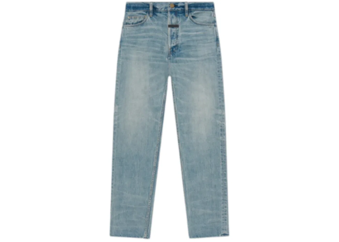 Мужские джинсы прямого кроя 5 карманов Fear of God, Medium Indigo