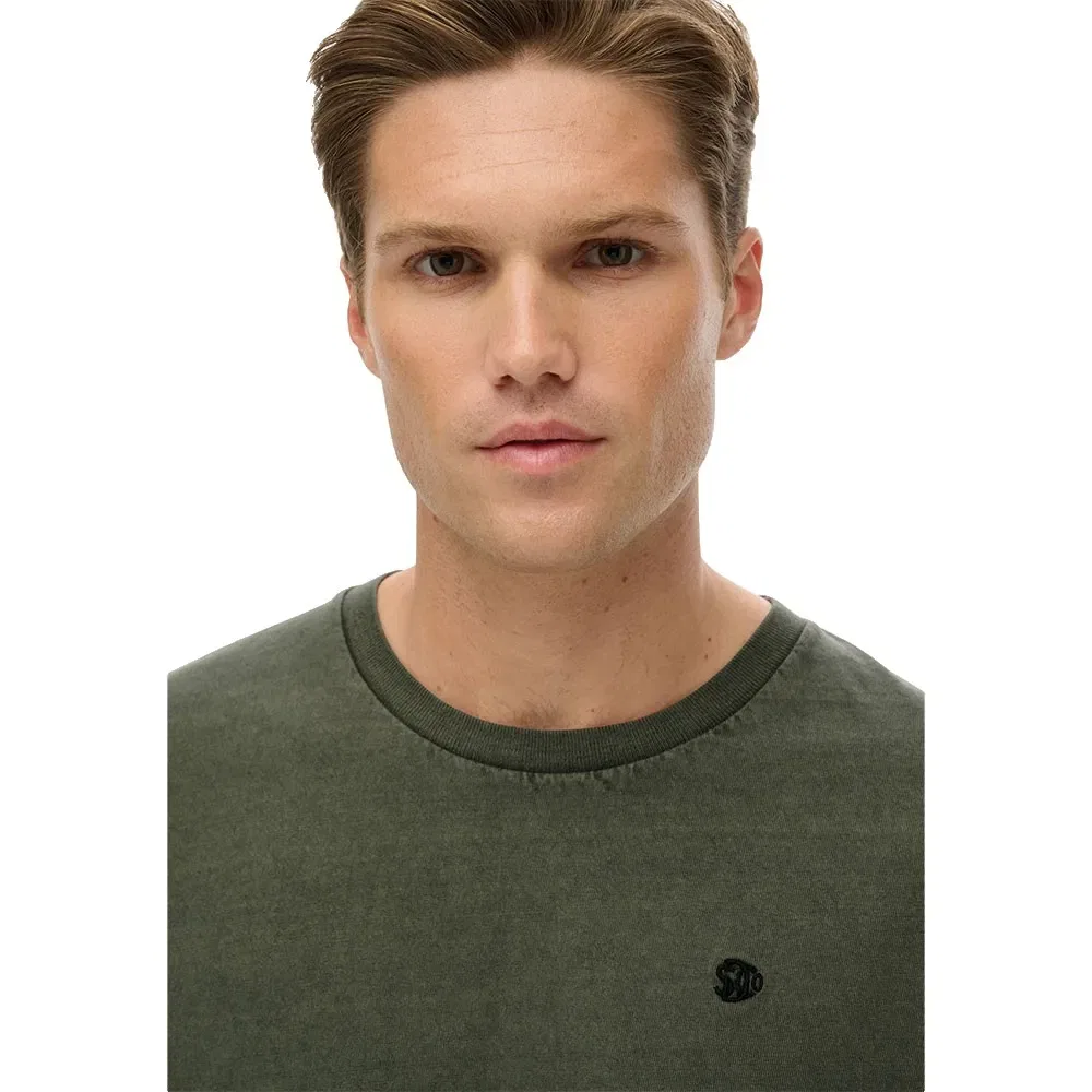 Футболка свободного кроя Superdry Essentials Relaxed Fit, зеленый — фото 3