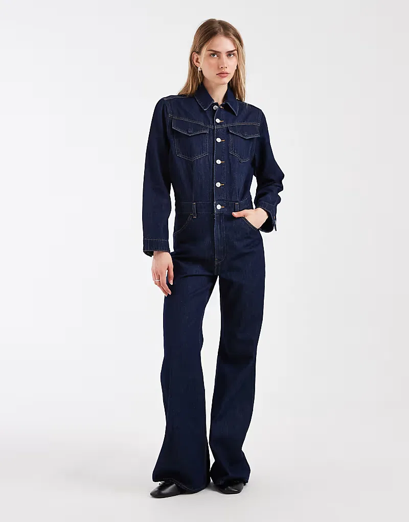 Комбинезон Levi's в стиле вестерн, синий — фото 3