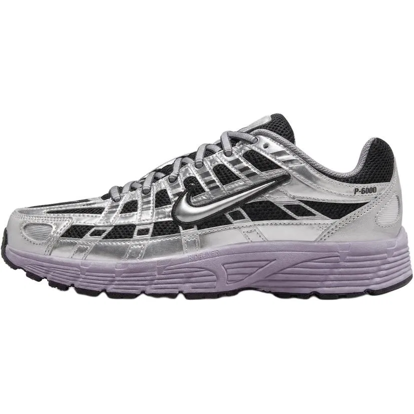 Детские кроссовки для бега с амортизацией Nike P 6000, Purple Black Silver