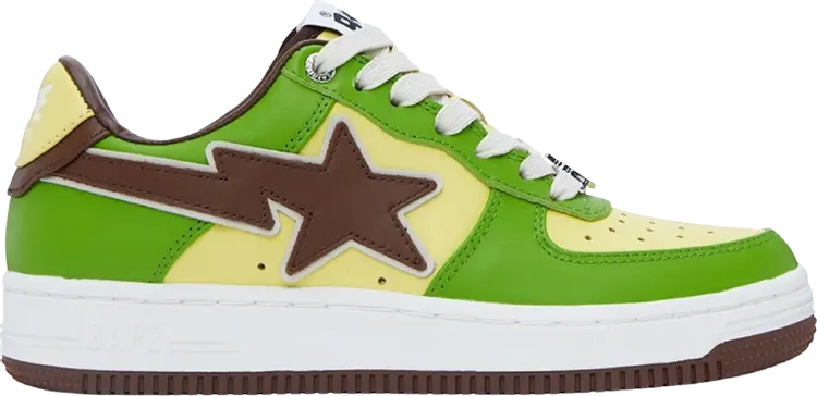 

Кроссовки Bapesta Green Brown SSENSE Exclusive, зеленый