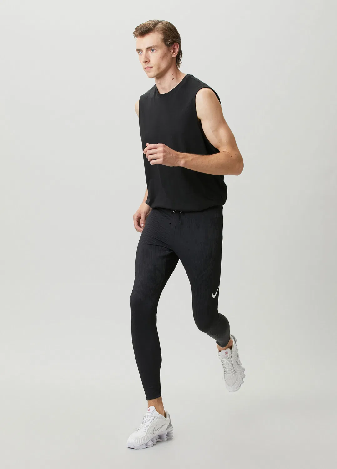 Леггинсы для бега Aero Swift Dri-FIT ADV Nike, Black-Grey