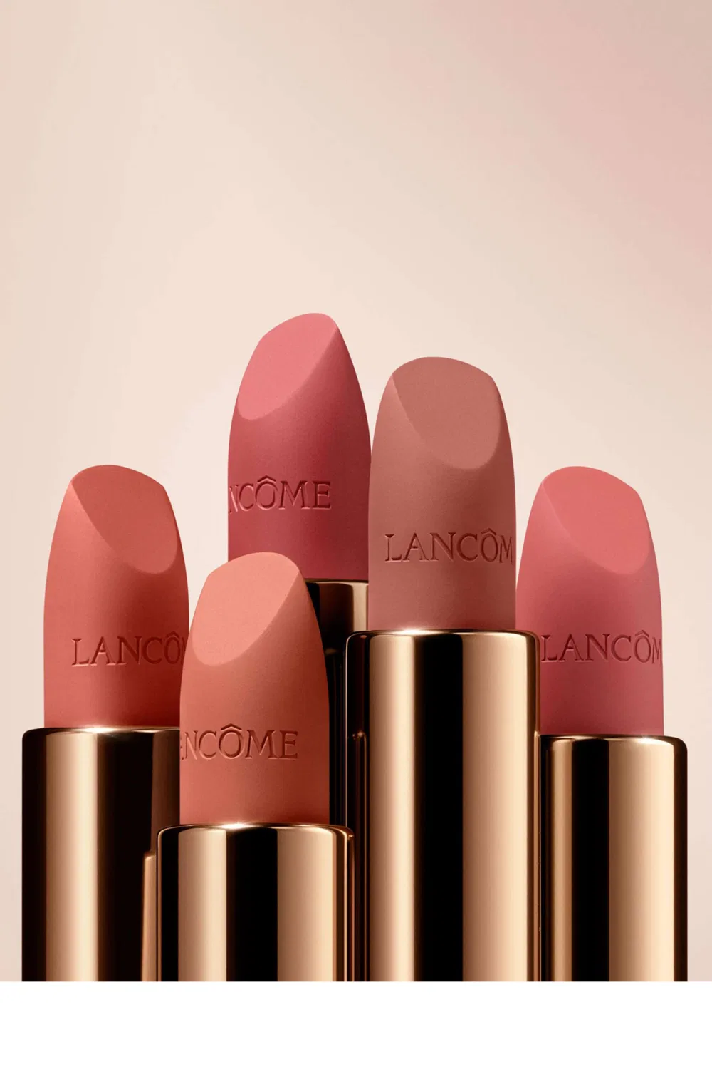 Губная помада матовая L'Absolu Rouge Intimatte Lancôme, французский румяный — фото 4
