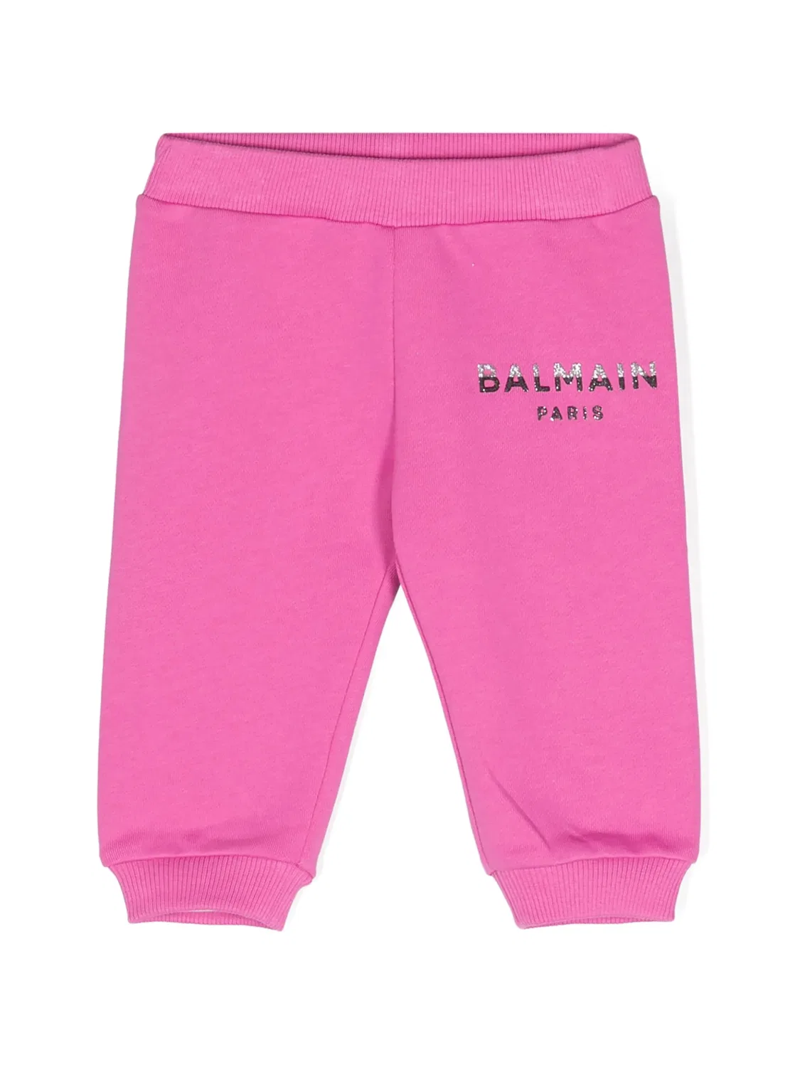 Balmain Розовые джоггеры с логотипом