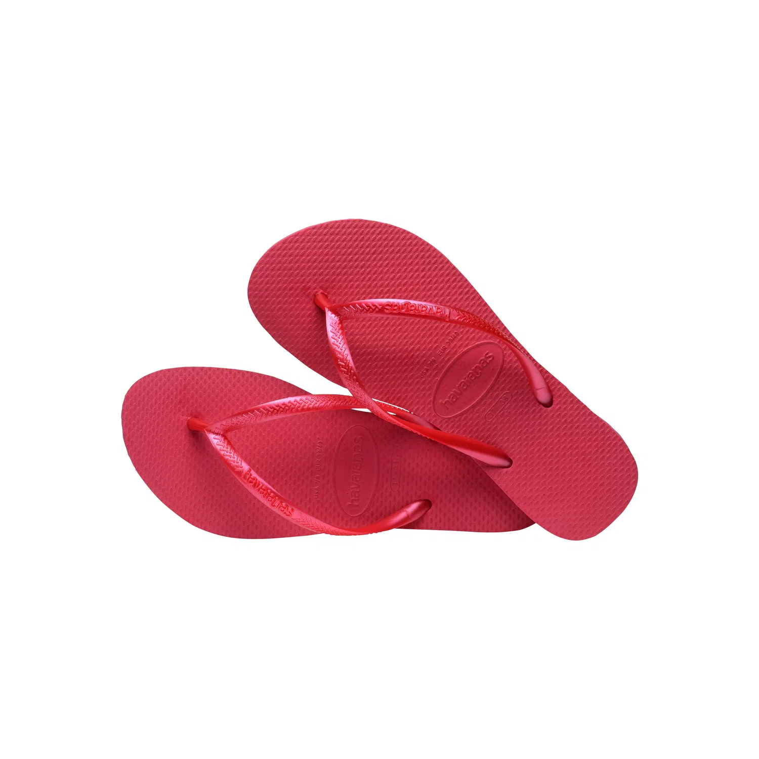Шлепанцы детские узкие, розовый Havaianas — фото 3