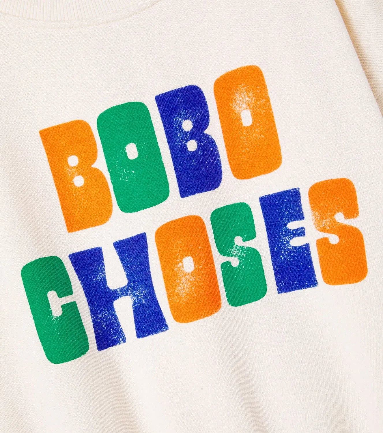 Свитшот из органического хлопка Bobo Choses, белый — фото 2
