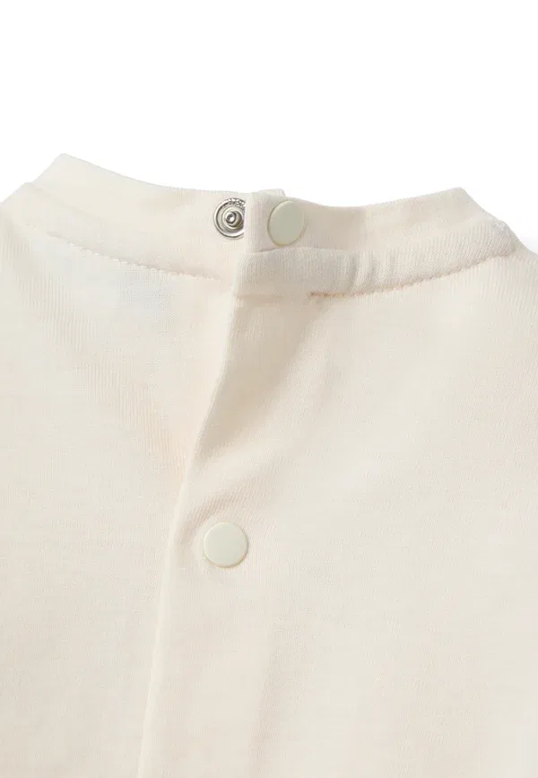 Комплект для новорожденных с принтом Organic newborn set Ovs, light beige, светло-бежевый — фото 4