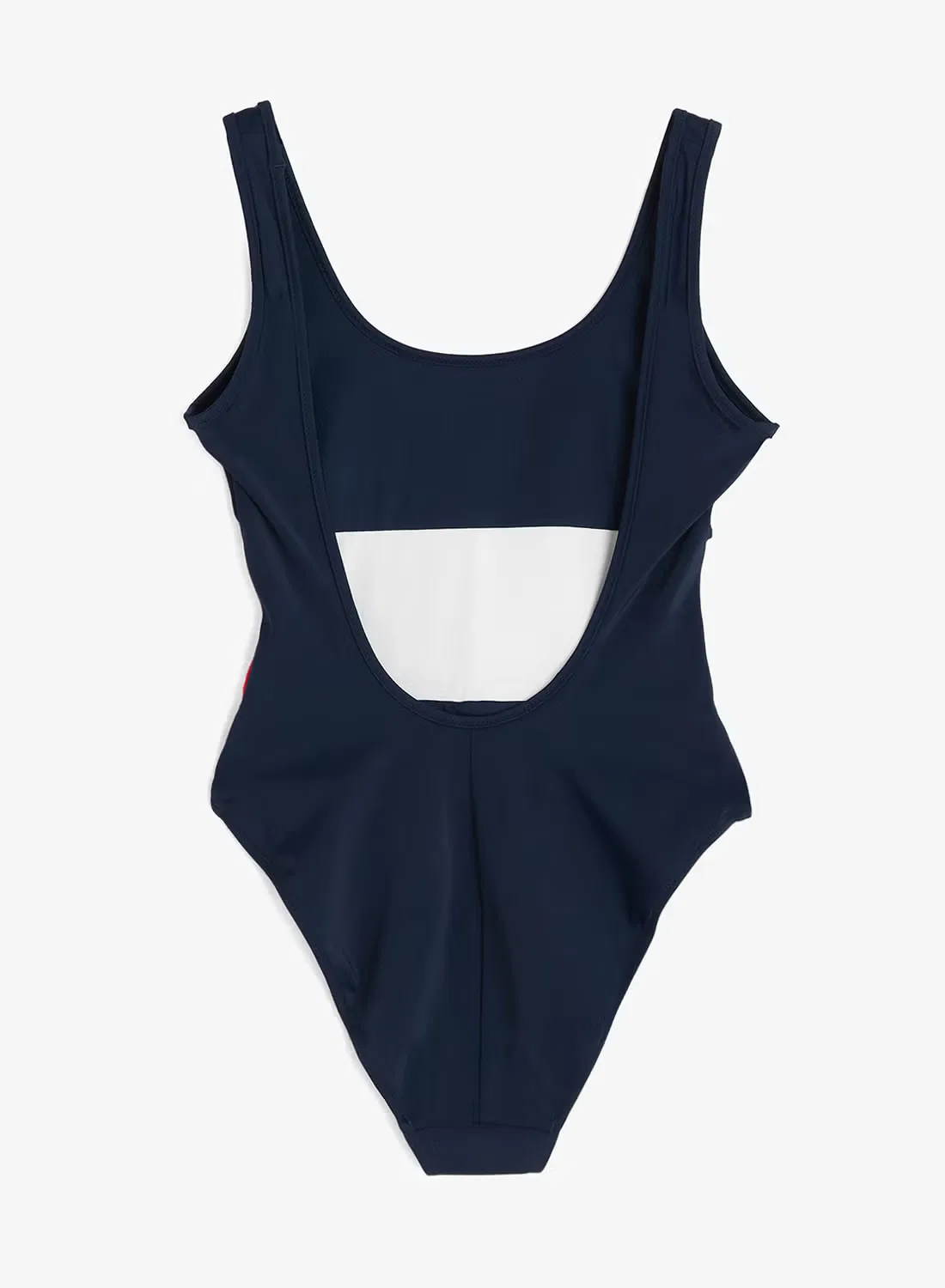 Купальник слитный с цветочным принтом Tommy Hilfiger, темно-синий — фото 2