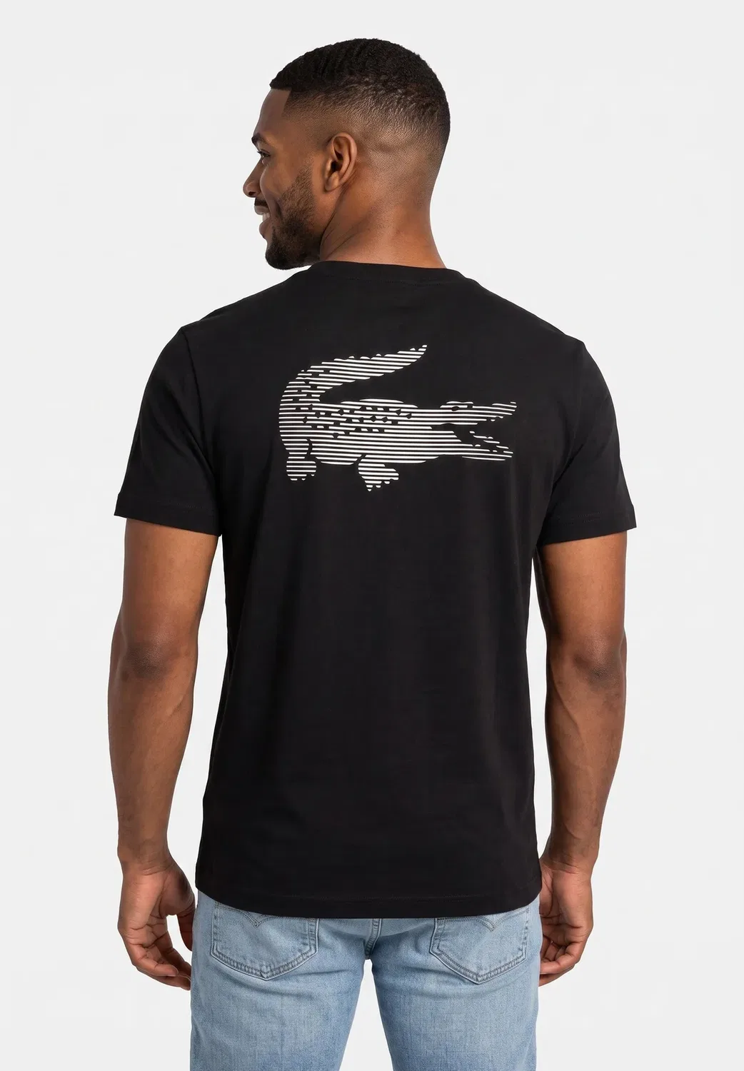 Th9334 . - футболка с принтом Lacoste, Noir