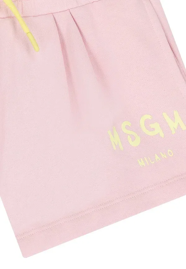 Шорты с принтом Shorts Msgm, pink, розовый — фото 3