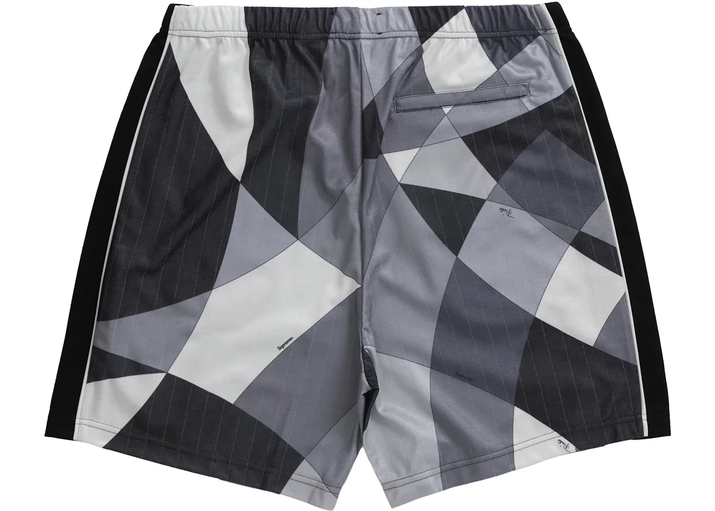 Мужские шорты с принтом Soccer Short Supreme, Черный — фото 2