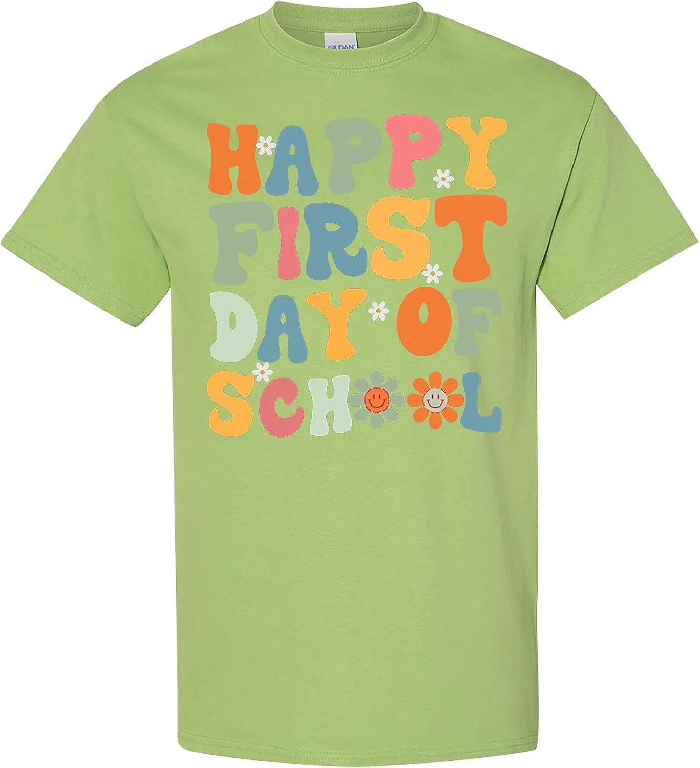 Женская футболка с принтом Back to School Tee, Kiwi