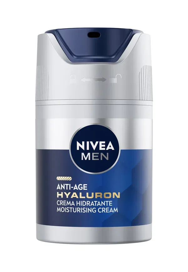 Крем для лица с гиалуроновой кислотой Anti-age hyaluron Nivea Men, transparent 50 мл, прозрачный