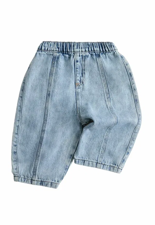 Джинсы из хлопка Relaxed fit jeans Marks & Spencer, denim, деним