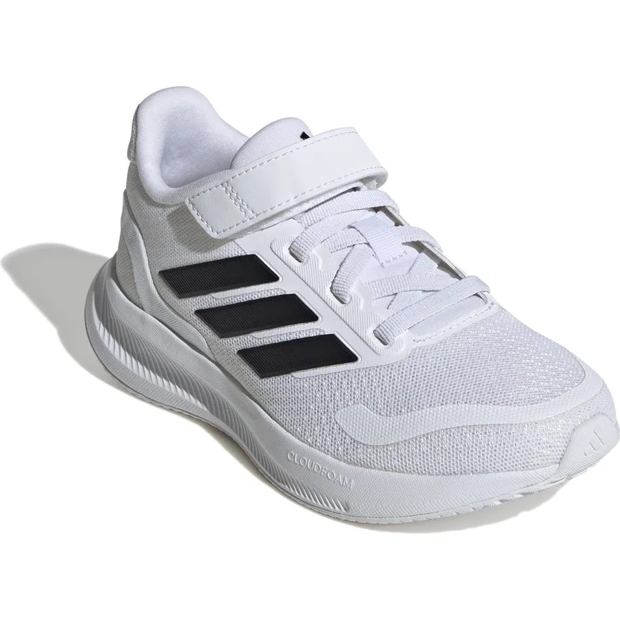 Детские спортивные кроссовки Runfalcon 5 El adidas, Белый — фото 4