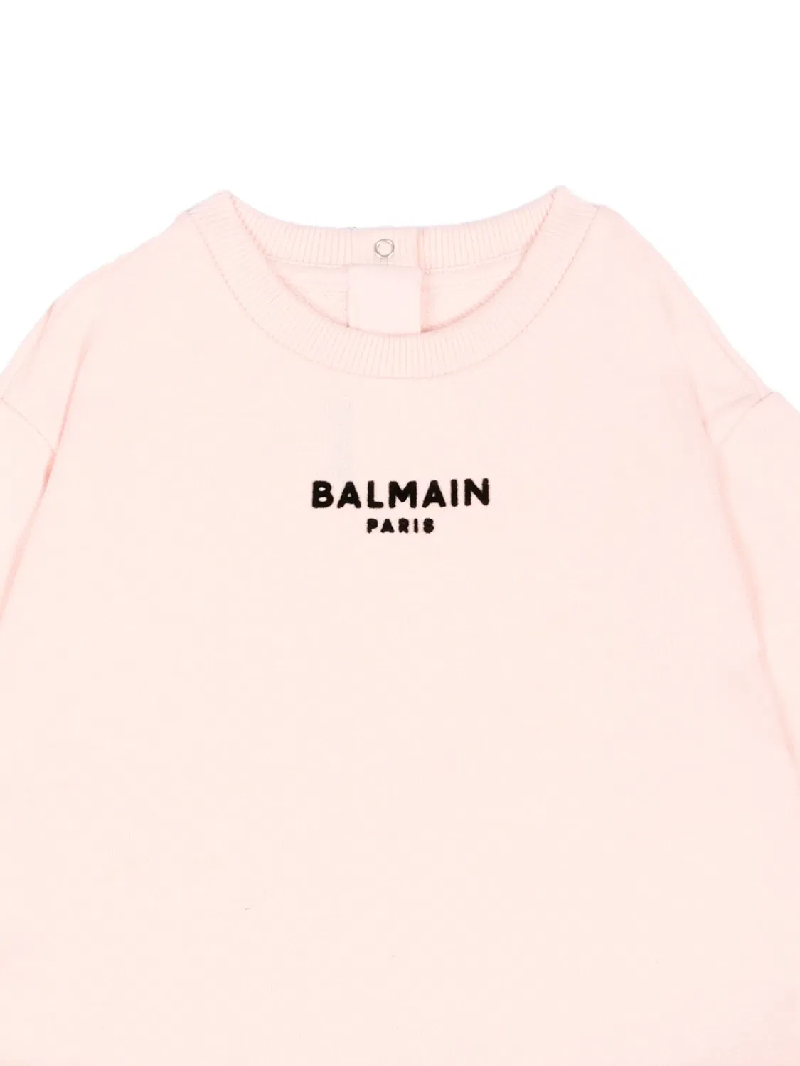 Balmain Свитшот хлопковый розовый — фото 2