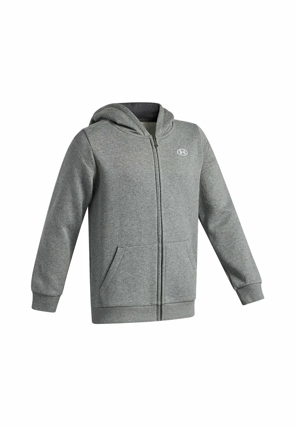 Флисовая толстовка Rival на молнии Under Armour, Castlerock Light Heather — фото 3