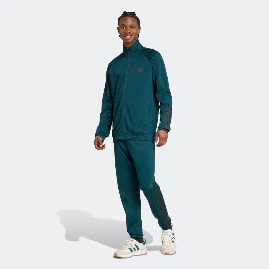 Спортивный костюм с длинным рукавом adidas Stadium, Зеленый