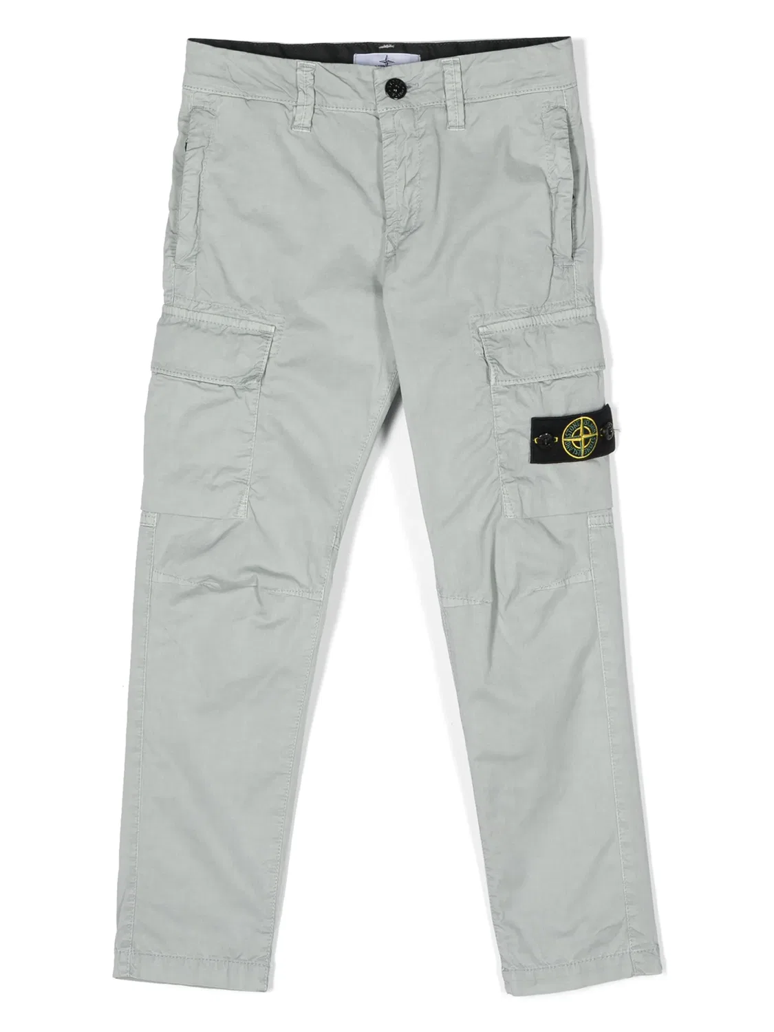 Брюки карго с логотипом Compass Stone Island Junior, серый