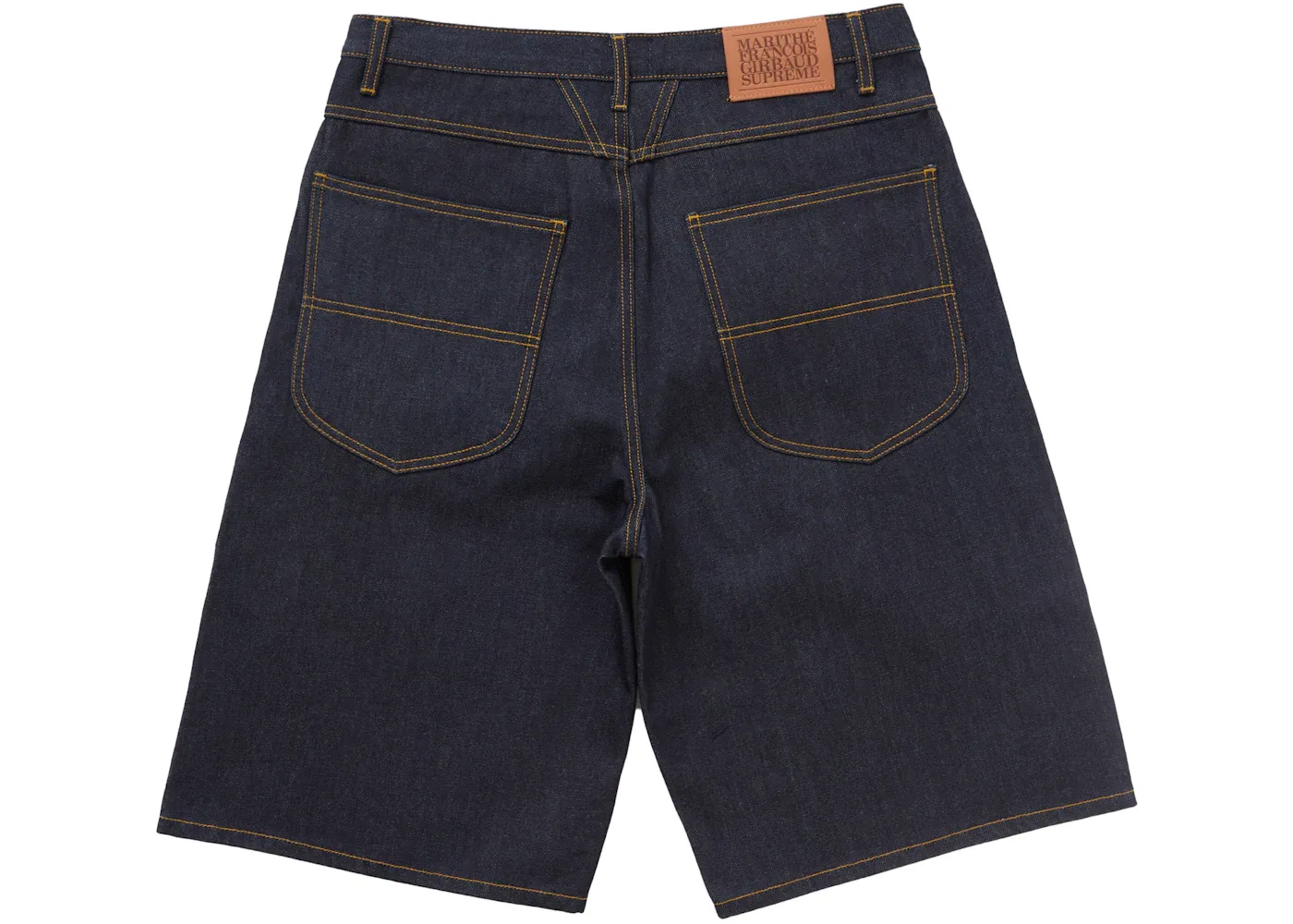 Мужские шорты с X-образными швами Supreme Marithé + François Girbaud, Rigid Indigo — фото 2