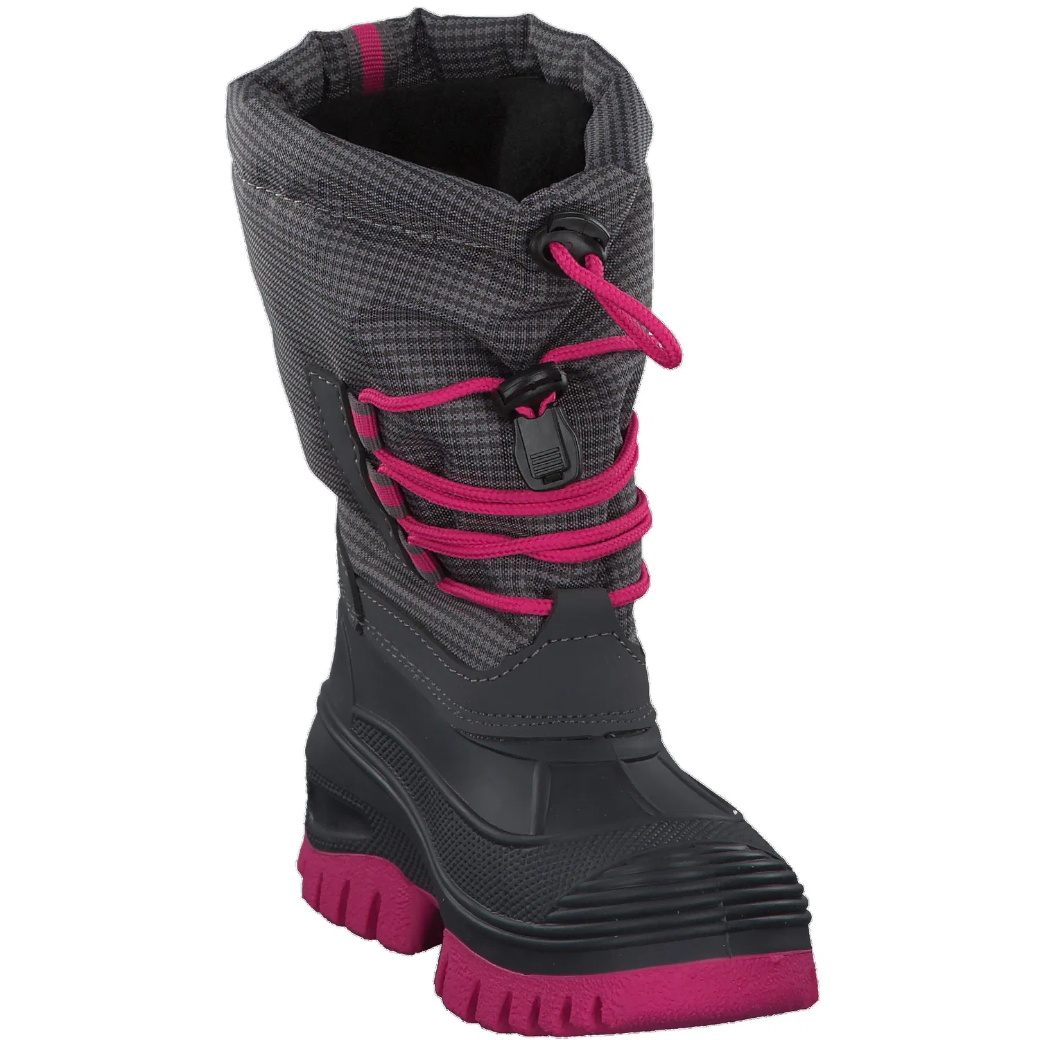 Детские зимние ботинки для снега Ahto WP Snow Boots Cmp, Темно-серый Королевский Фиолетовый Серый — фото 2