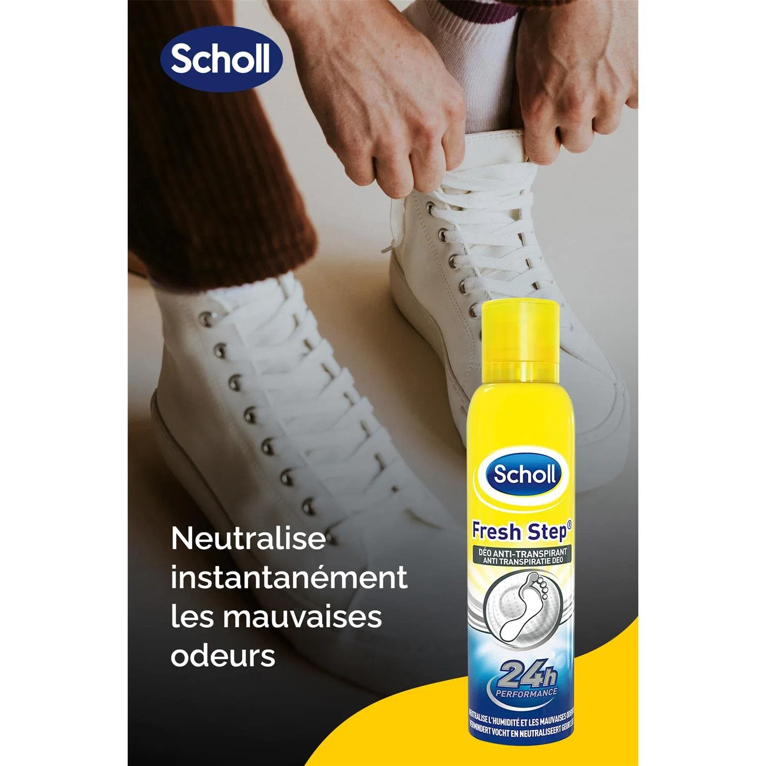 Дезодорант-антиперспирант Fresh Step Scholl, 4 x 150 мл — фото 3