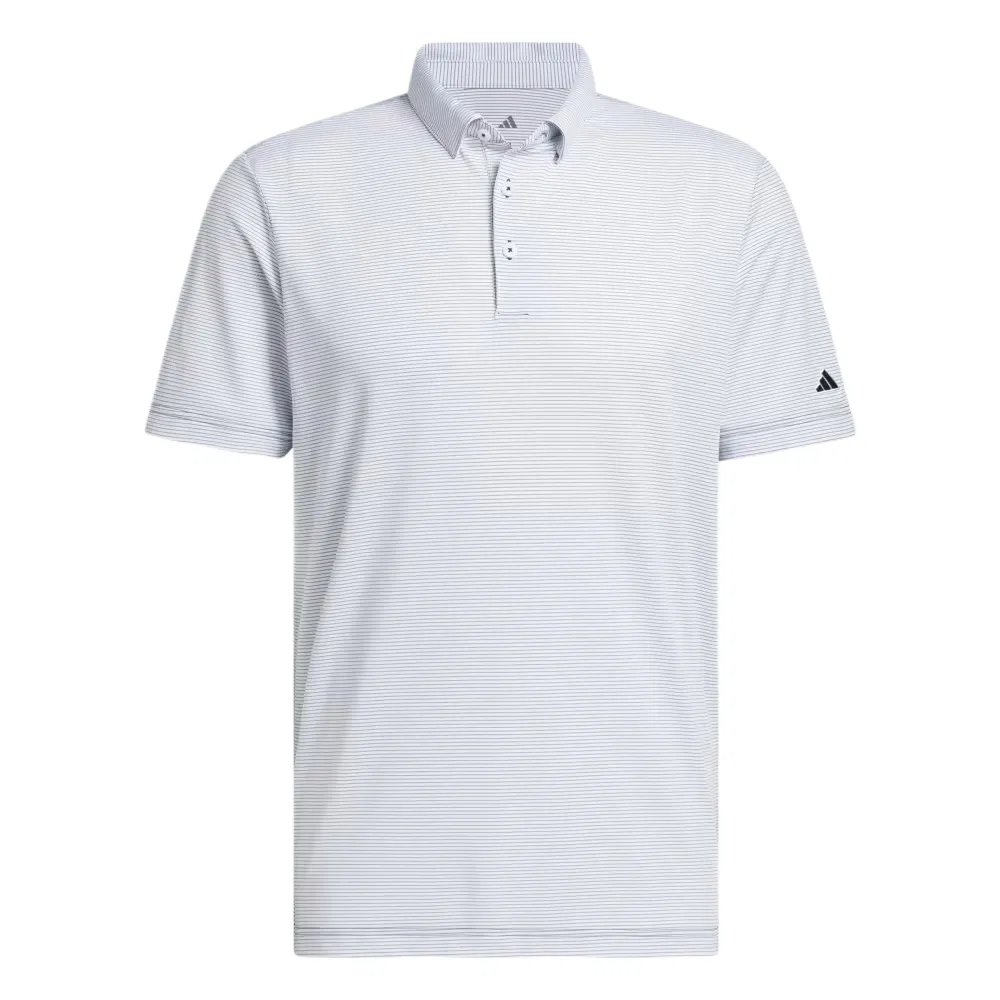 Мужская футболка для гольфа Ultimate365 Adidas, White/Collegiate Blue