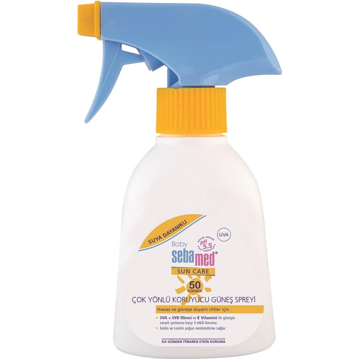 

Детский солнцезащитный спрей Sebamed Sun Baby SPF 50, 200 мл