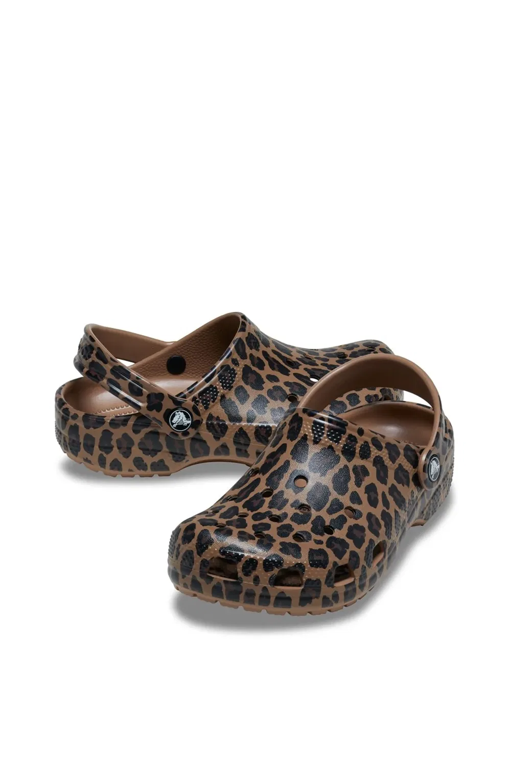 Детские классические сабо с принтом животных Crocs, Brown — фото 3