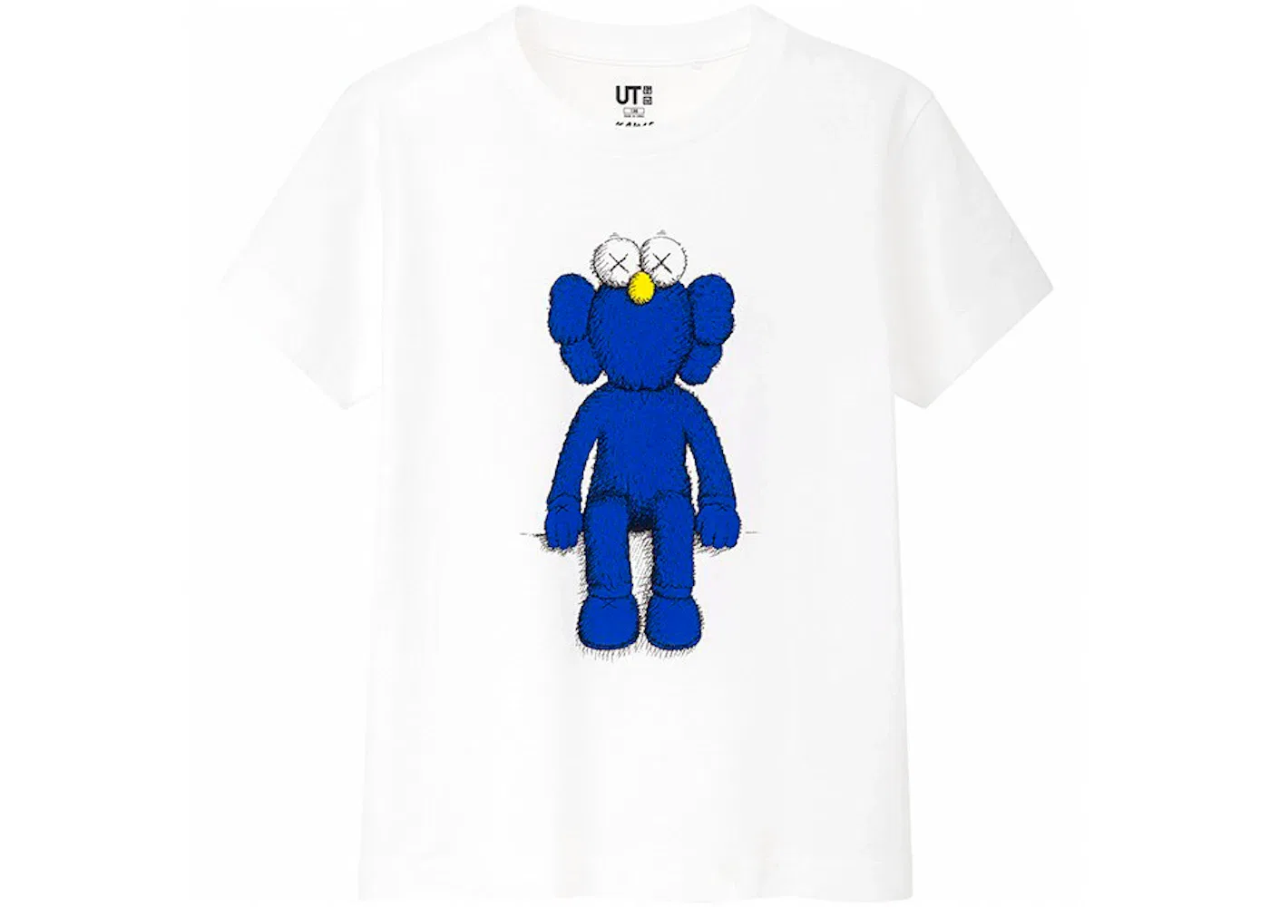 Детская футболка с принтом KAWS x Uniqlo Blue BFF Tee (Kids) KAWS, White