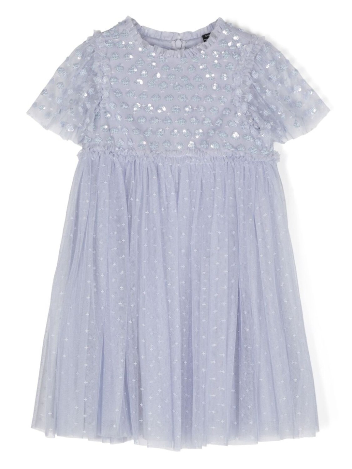 

NEEDLE & THREAD KIDS платье с пайетками, синий