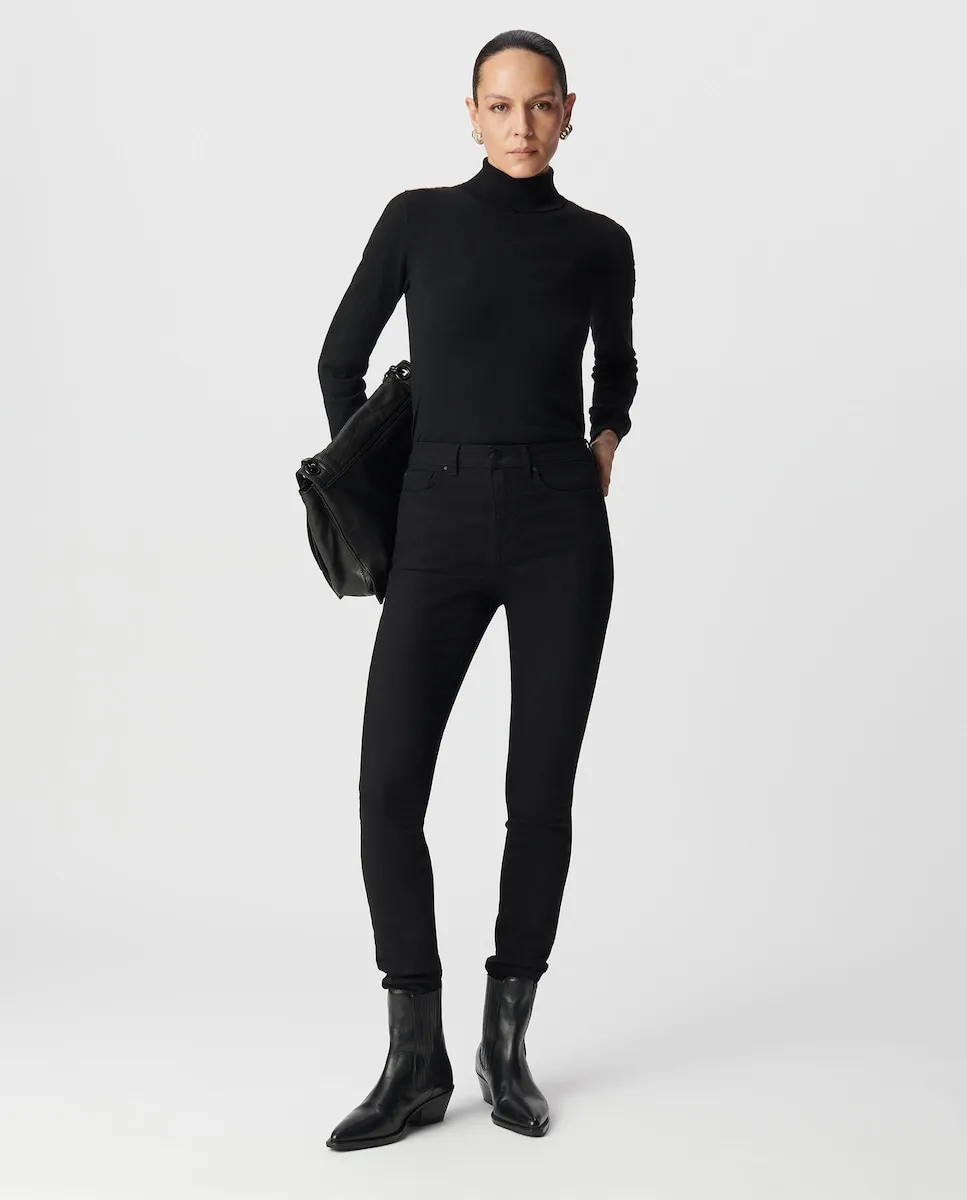 

Женские узкие джинсы-скинни Sculpt Up с укороченной длиной IKKS, черный