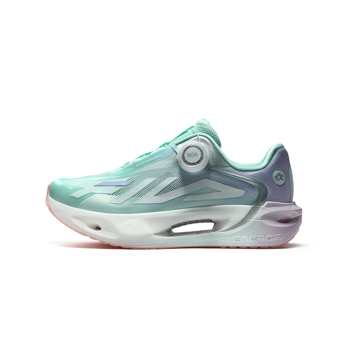 Детские беговые кроссовки PERFORMANCE FPF, FILA KIDS, Tranquil Green/Blue Floss Purple