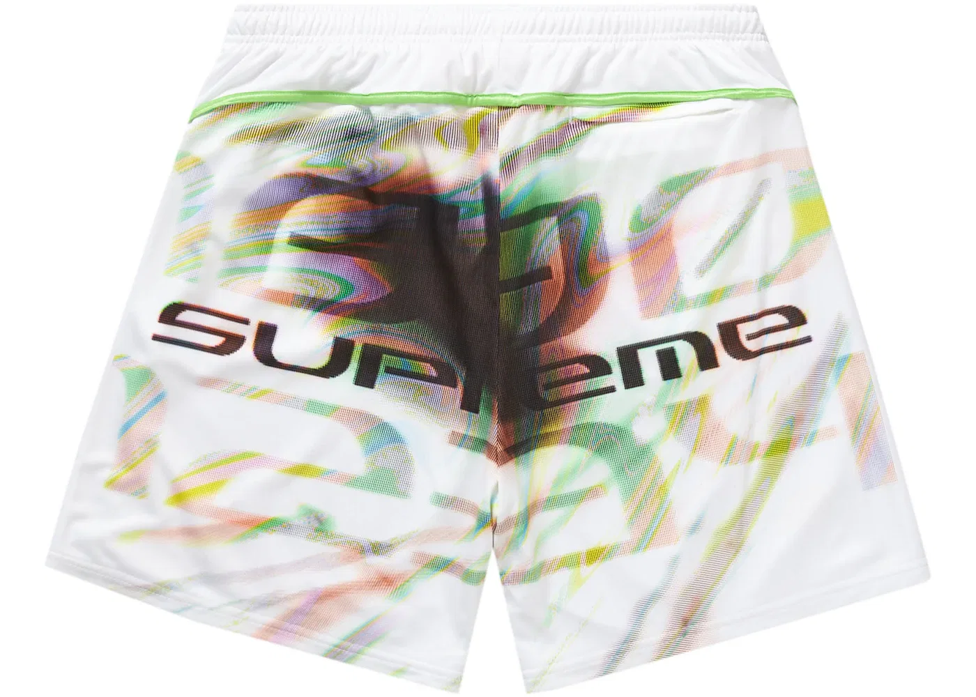 Мужские шорты с принтом Supreme, Белый — фото 2