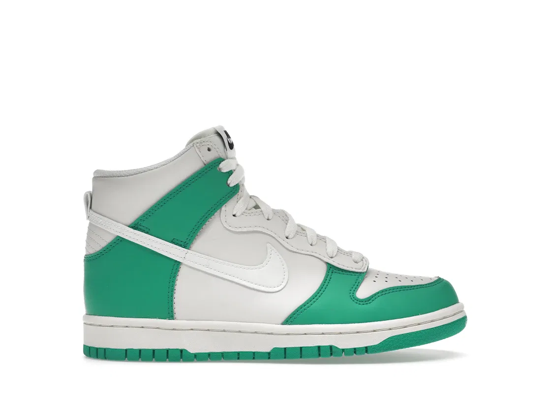 Детские кроссовки для мальчиков и девочек высокие Nike Dunk High Nike, Phantom/Stadium Green/Black/Sail