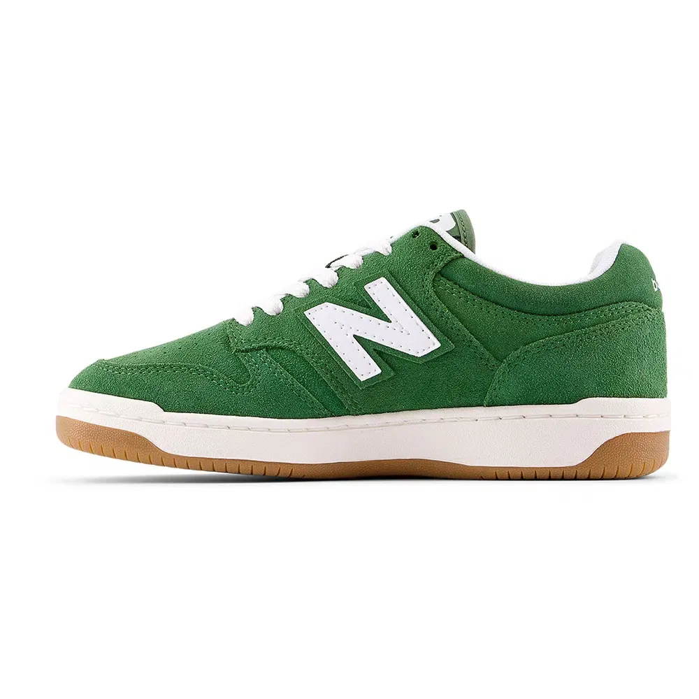 Детские кроссовки для девочек с классическим низким профилем Gsb480V1 New balance, Green — фото 3
