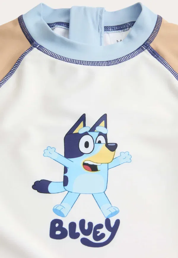 Комплект из футболки и шорт с принтом Bluey, Marks & Spencer, Brown Mix, коричневый — фото 2