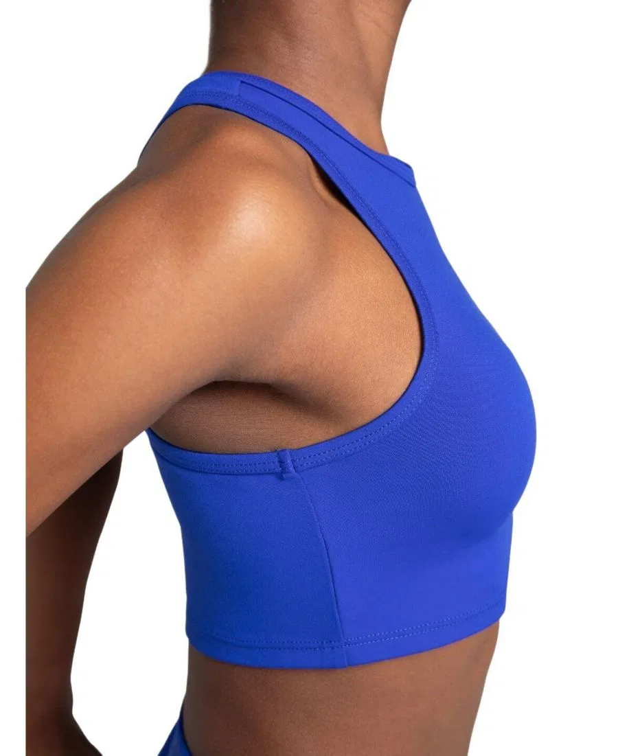 Топ с ракушкой и металлическим принтом Future Star Cosmic Capezio, Royal Blue — фото 2