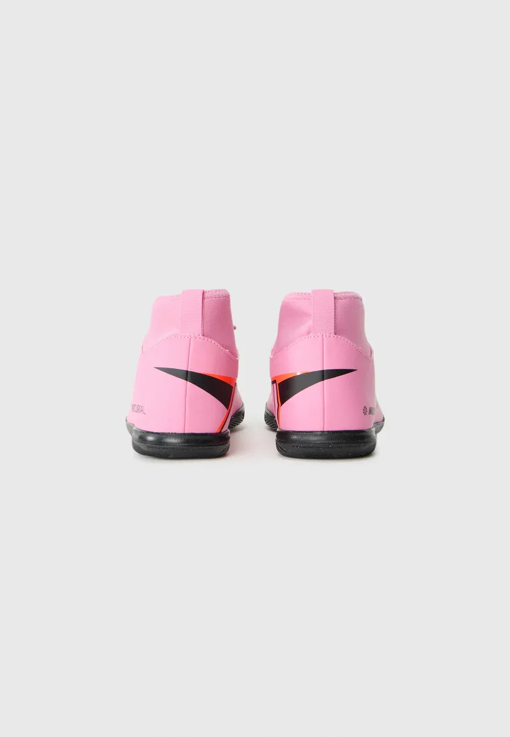 Детские футбольные бутсы Mercurial Superfly 10 Club IC - для игры в помещении Nike Performance, Magic Flamingo/Black/Total Crimson — фото 3