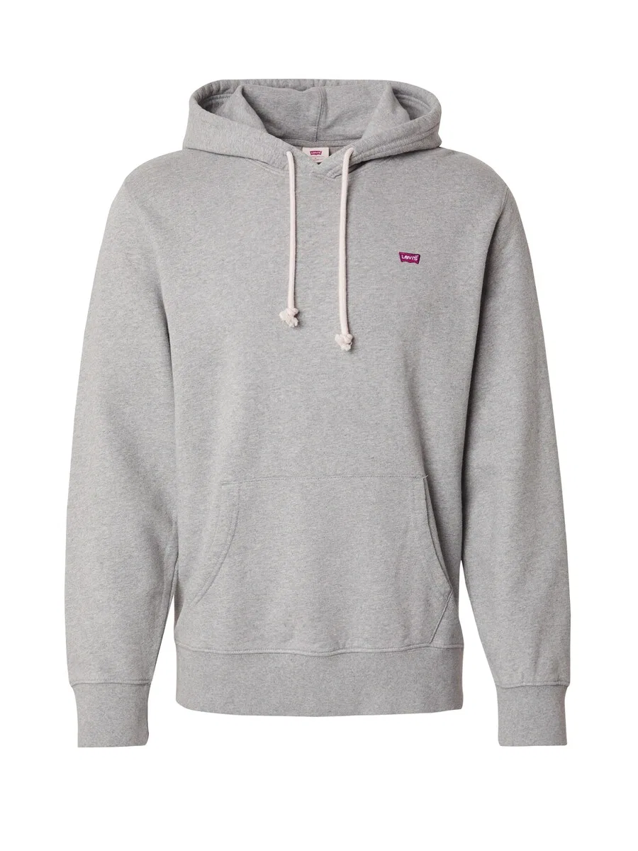 Толстовка LEVI'S Regular fit 'Original Housemark Hoodie' в серо-пятнистом цвете