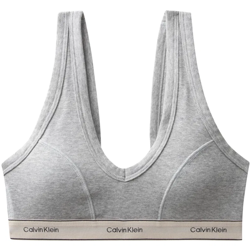 Женские трусы с логотипом Calvin Klein, Coconut Gray