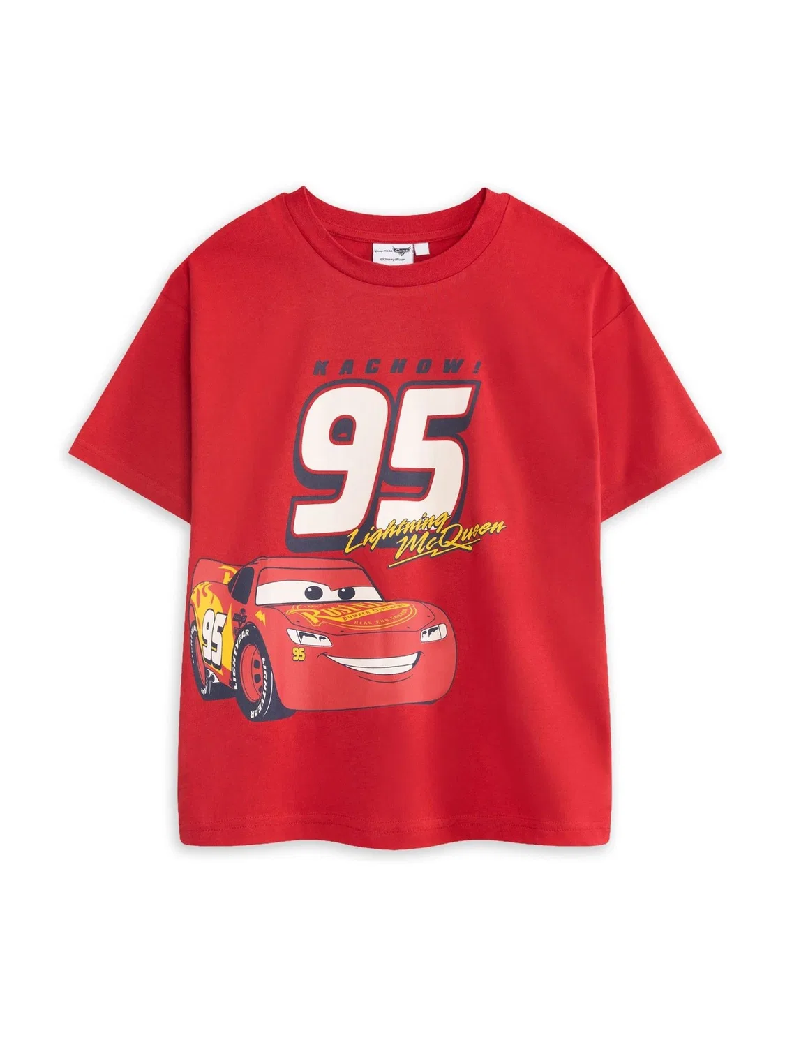 Футболка с коротким рукавом Lightning McQueen, 2 шт. Vanilla Underground, красный — фото 3